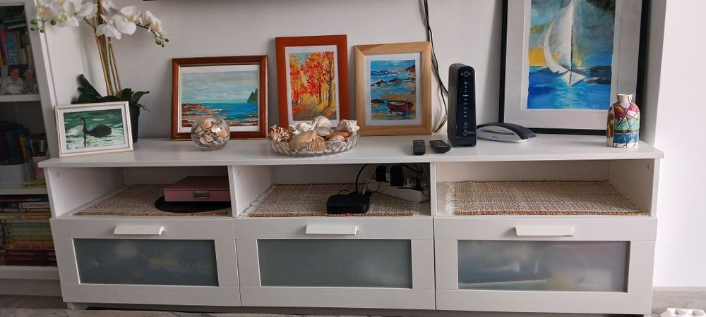 Movel de tv 55€,branco