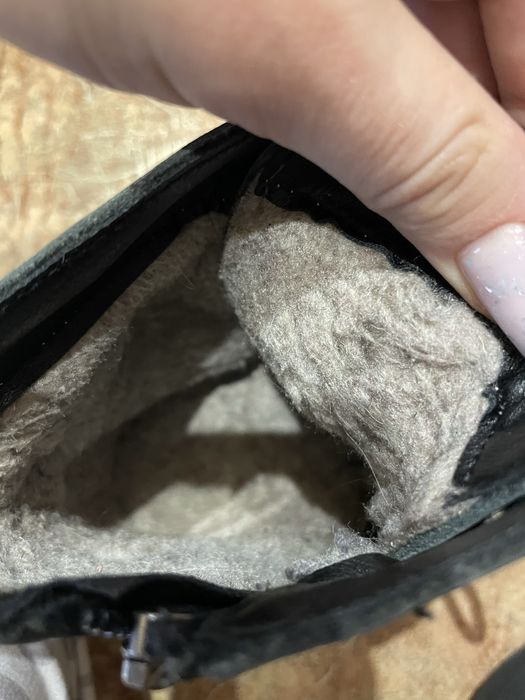 Зимові шкіряні ботінки