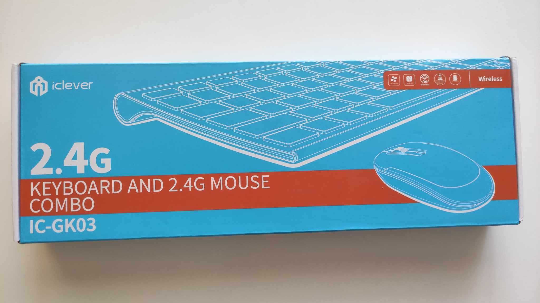 iClever Klawiatura i mysz Bluetooth