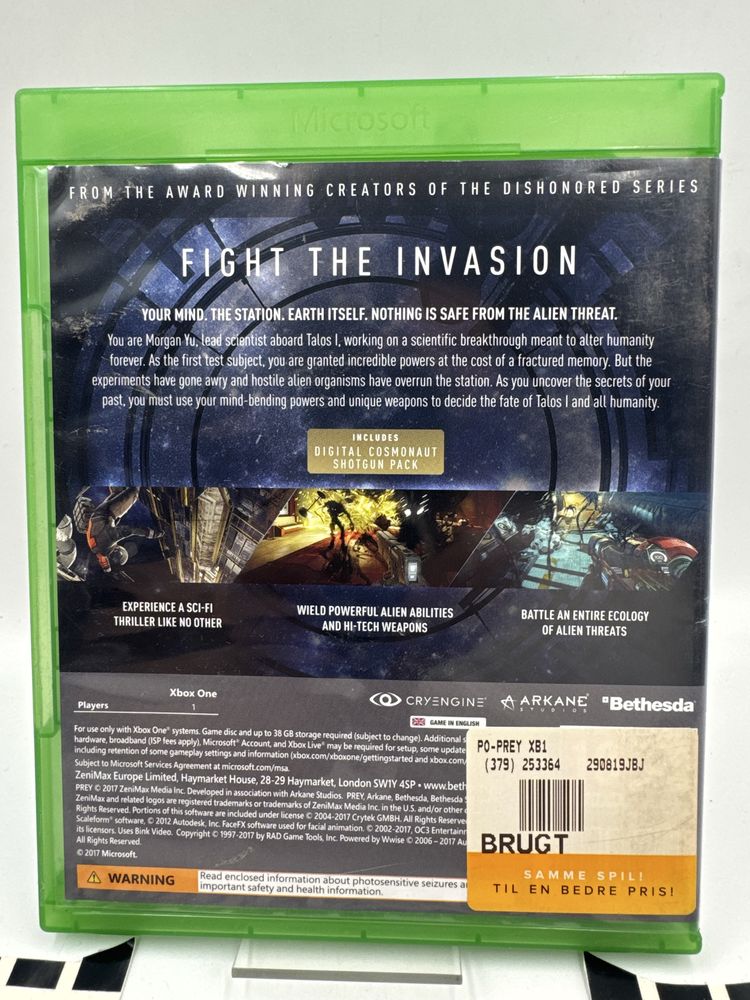 Prey Xbox One Gwarancja
