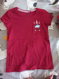 3x koszulki z krótkim rękawem, dziewczęce, różowe/czerwone Bing