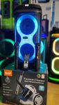 Караоке акустика Караоке Temeisheng-20A USB/FM//2микрофона/пульт ДУ/