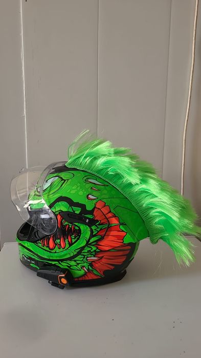 Mohawk para capacete