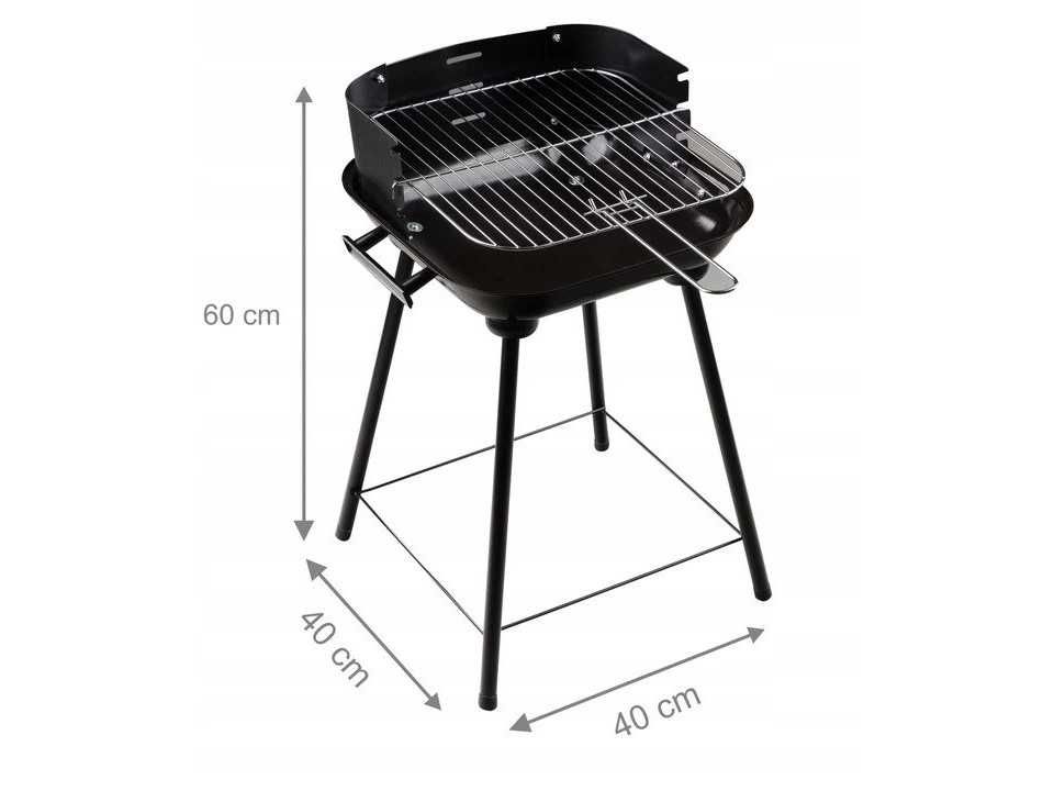 Grill ogrodowy z regulowanym rusztem #SL4040