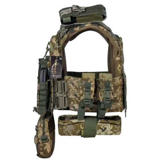 Бронежилет 4 класу ДСТУ (ШВЕЦІЯ) Warmor gen. 3 Max. Пиксель. 8,5 кг