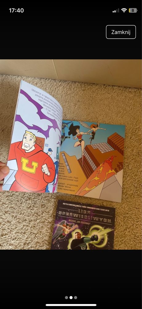 Liga sprawiedliwych Batman Superman książki dla dzieci