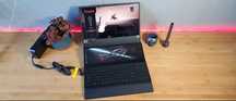 Laptop RTX 3060 AMD Ryzen 7 8500H ASUS Zephyrus DUO 15 Dwa ekrany