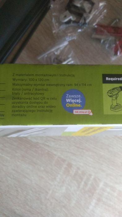 Moskitiera okienna aluminiowa