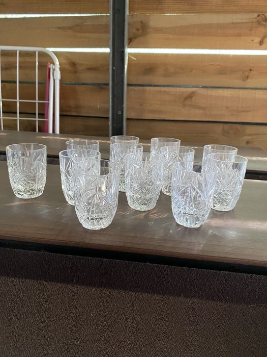 Kieliszki kryształowe do wódki