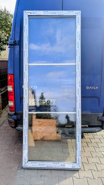 KR HAUS okno 98x251 nieotwierane nowe 3 szybowe witryna FIX POZNAŃ