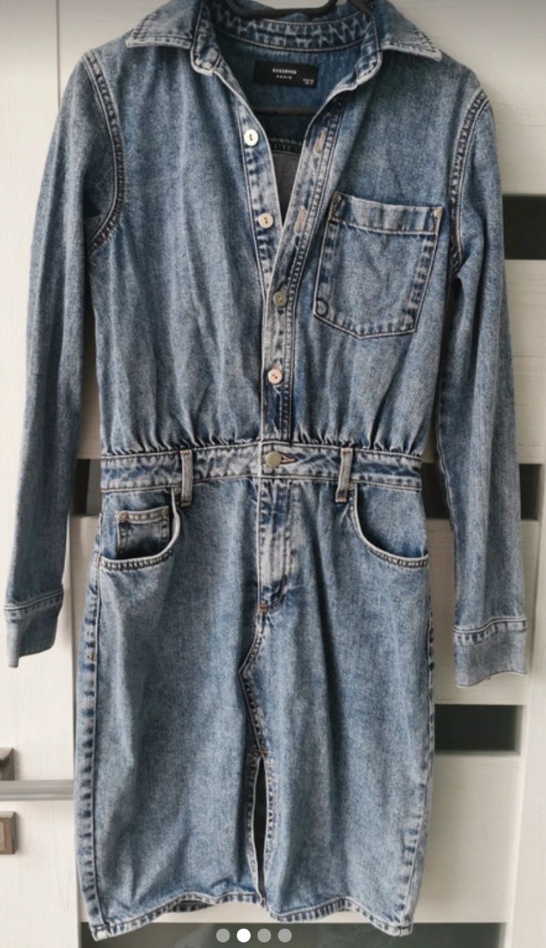 Sukienka jeansowa Reserved r. 36