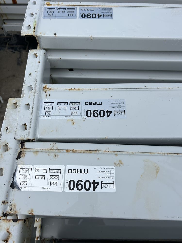 Regały magazynowe bardzo mocne Mago 4000 kg na półkę Transport