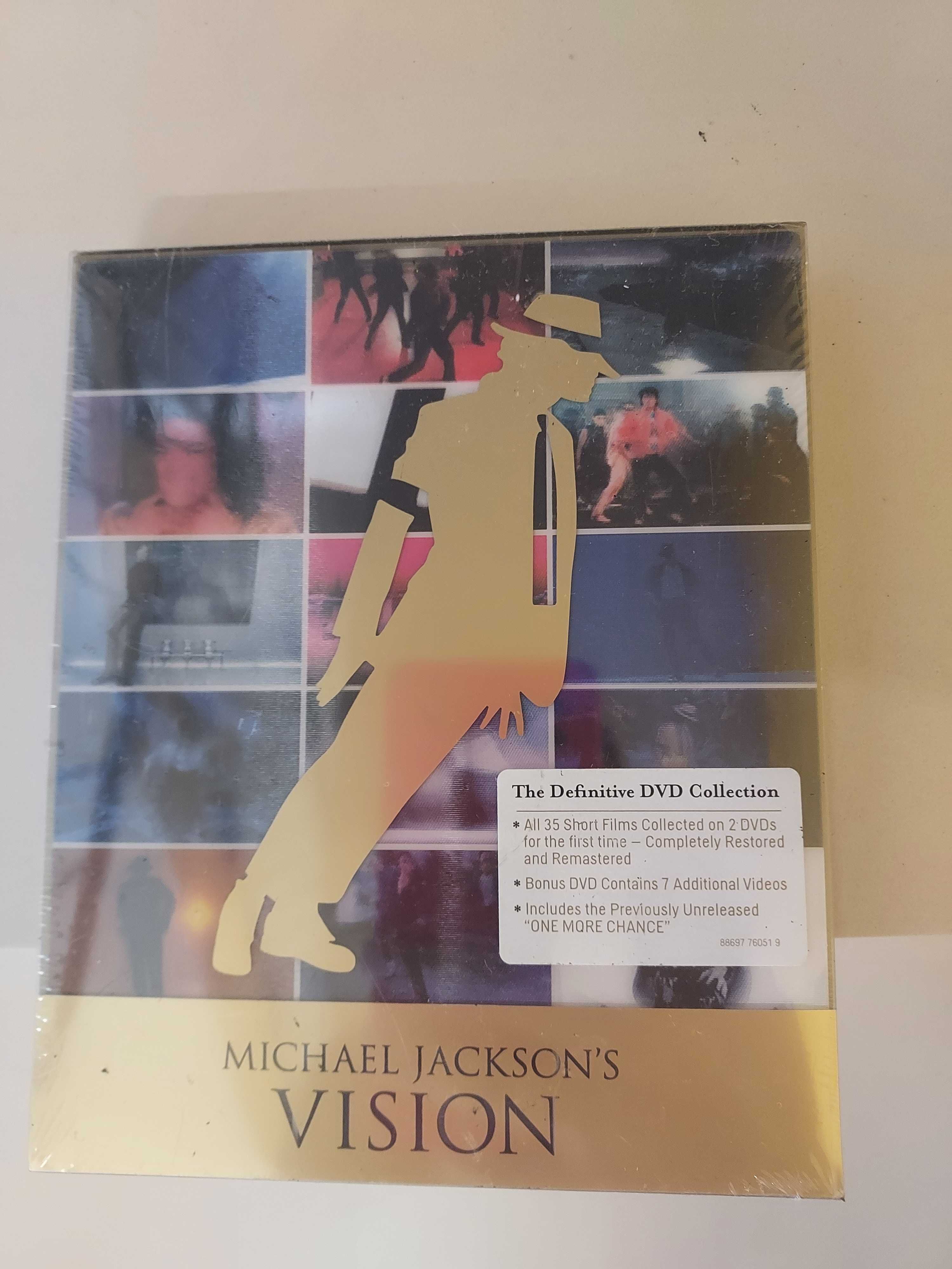Nowy zestaw kolekcjonerski dvd zafoliowany  MICHAEL JACKSON VISION