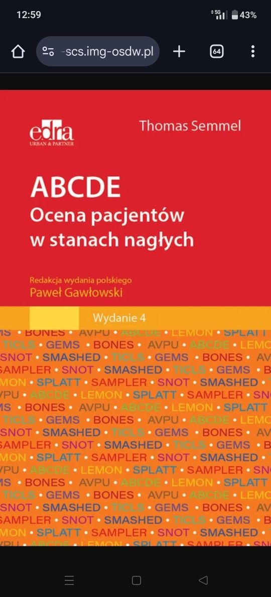 ABCDE ocena pacjentów