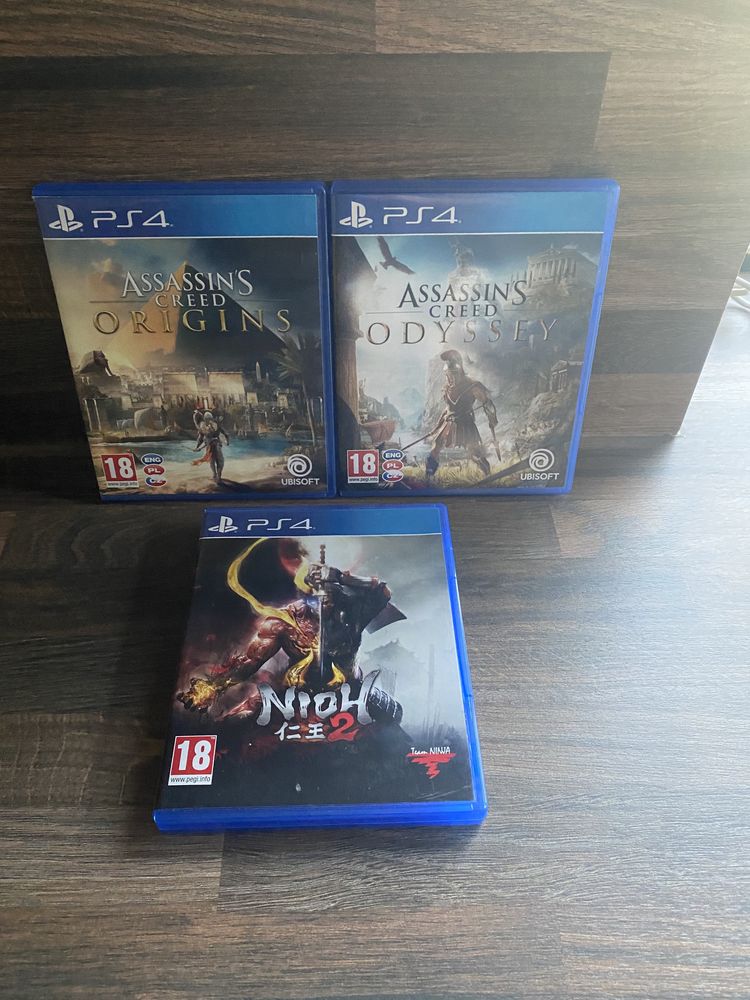 PlayStation Ps 4 Ps 5 Assassins Creed Origins, Odyssey, Nioh 2!