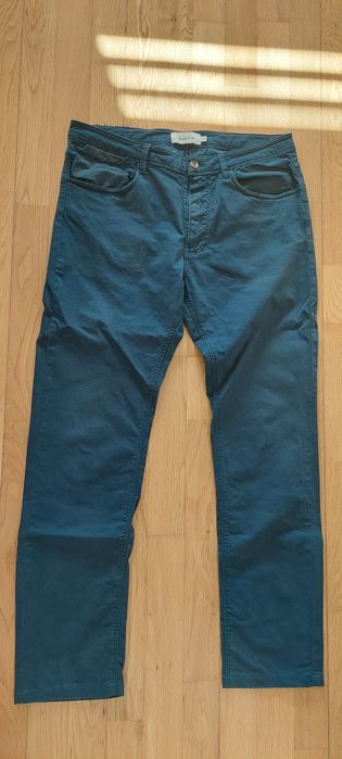 Calças Sarja Azul Navy Homem Suits Inc