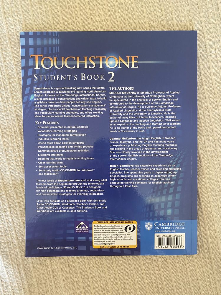 Livro Cambridge: Touchstone 2 Student’s book