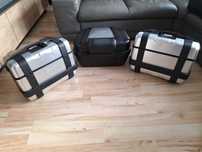 Kufer, kufry, komplet kufrów Kappa 52L, Givi 46L