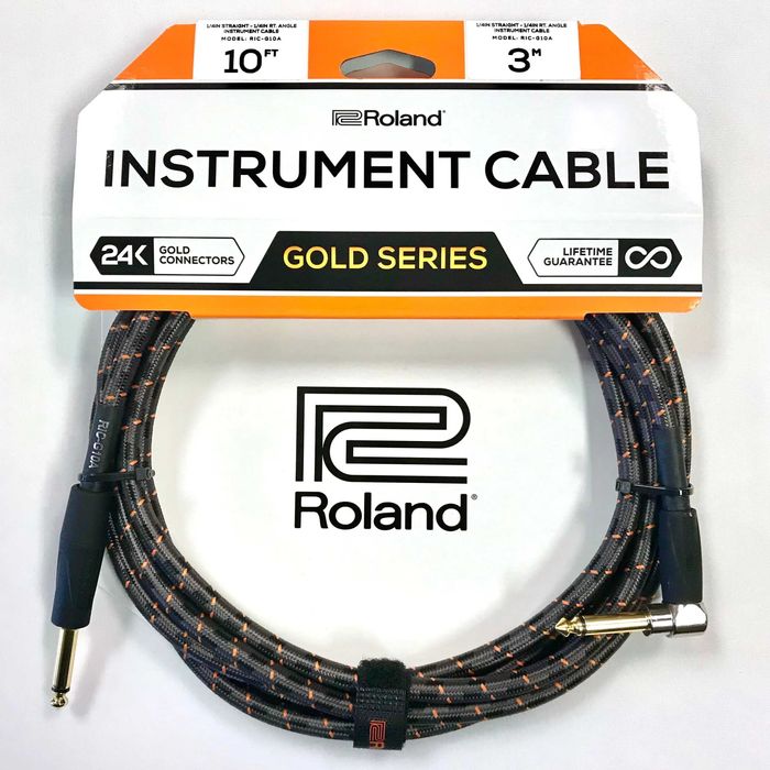 Cabo ROLAND de Instrumento usei com Guitarras Gibson, Fender e Yamaha