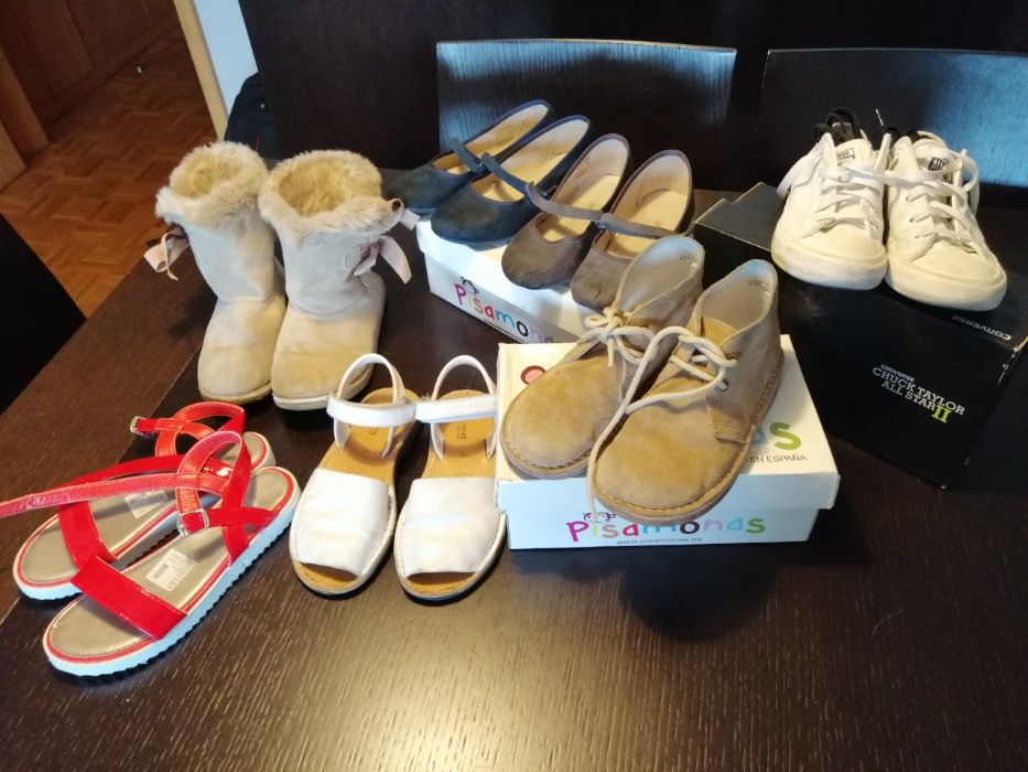 Lote calçado menina (tamanhos 32 a 34)