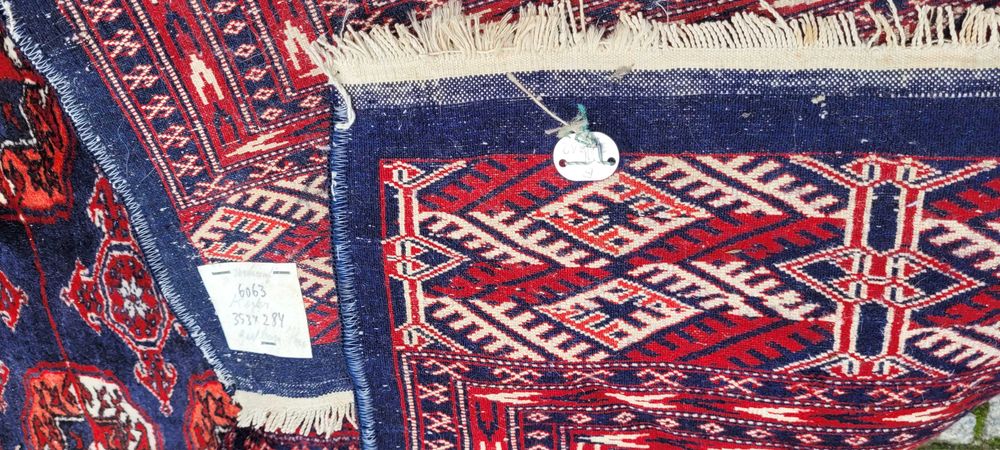 lśniący dywan buchara ręcznie tkany pakistan 285/360cm