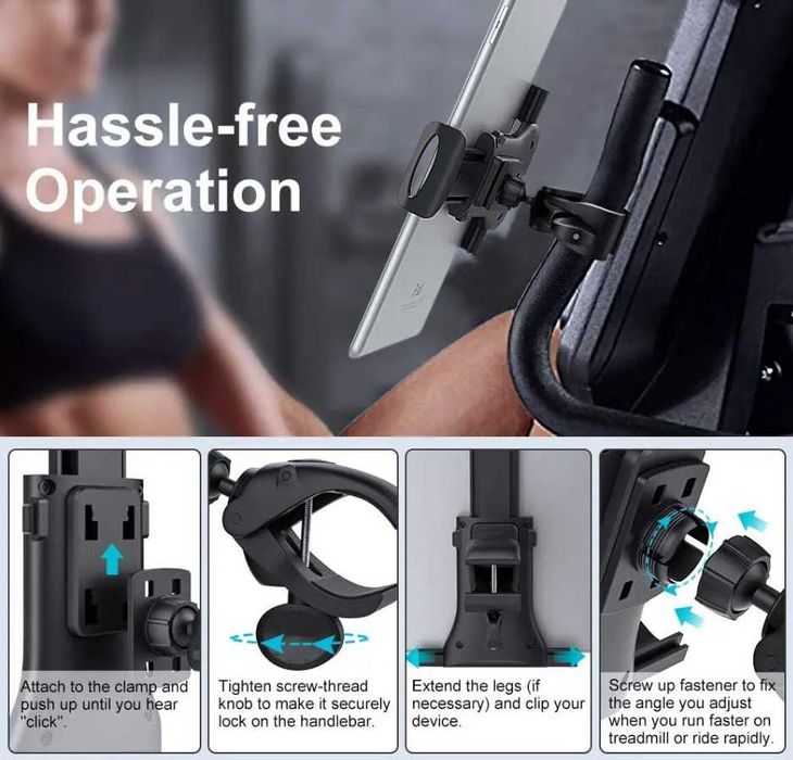 Кріплення Смартфона Планшета на Трубу Велосипед Самокат Коляску