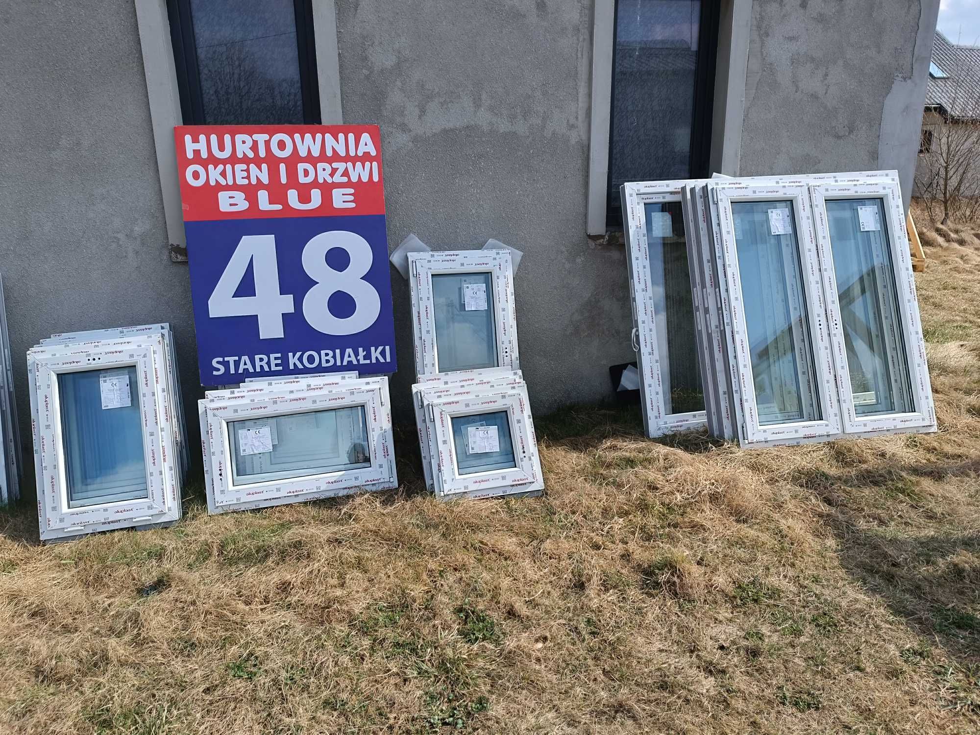 okno pcv białe TANIEJ niż w markecie i dostępne od ręki : ) wysyłka