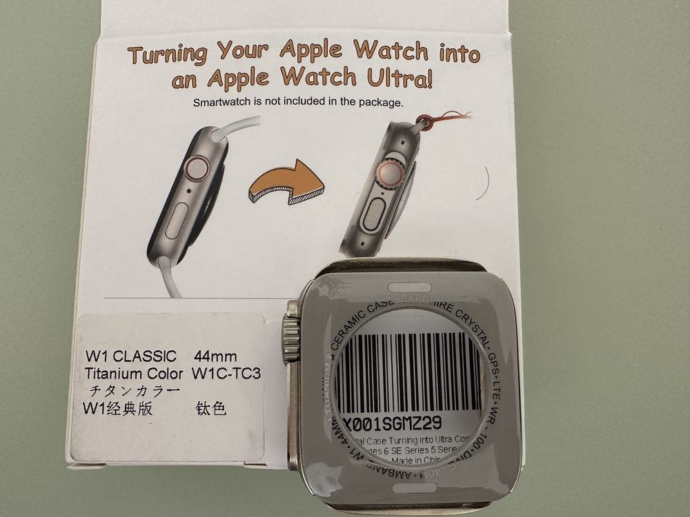 Proteção para Apple Watch 44mm com visual do Ultra