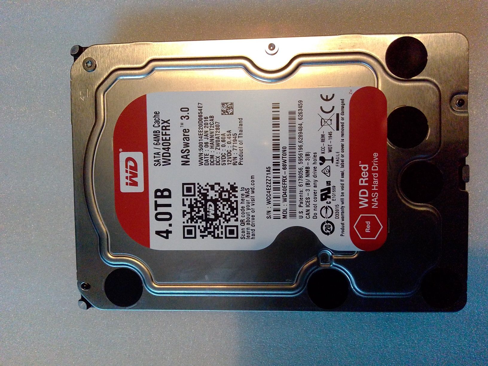 Dysk twardy HDD WD 4tb, prawie nowy