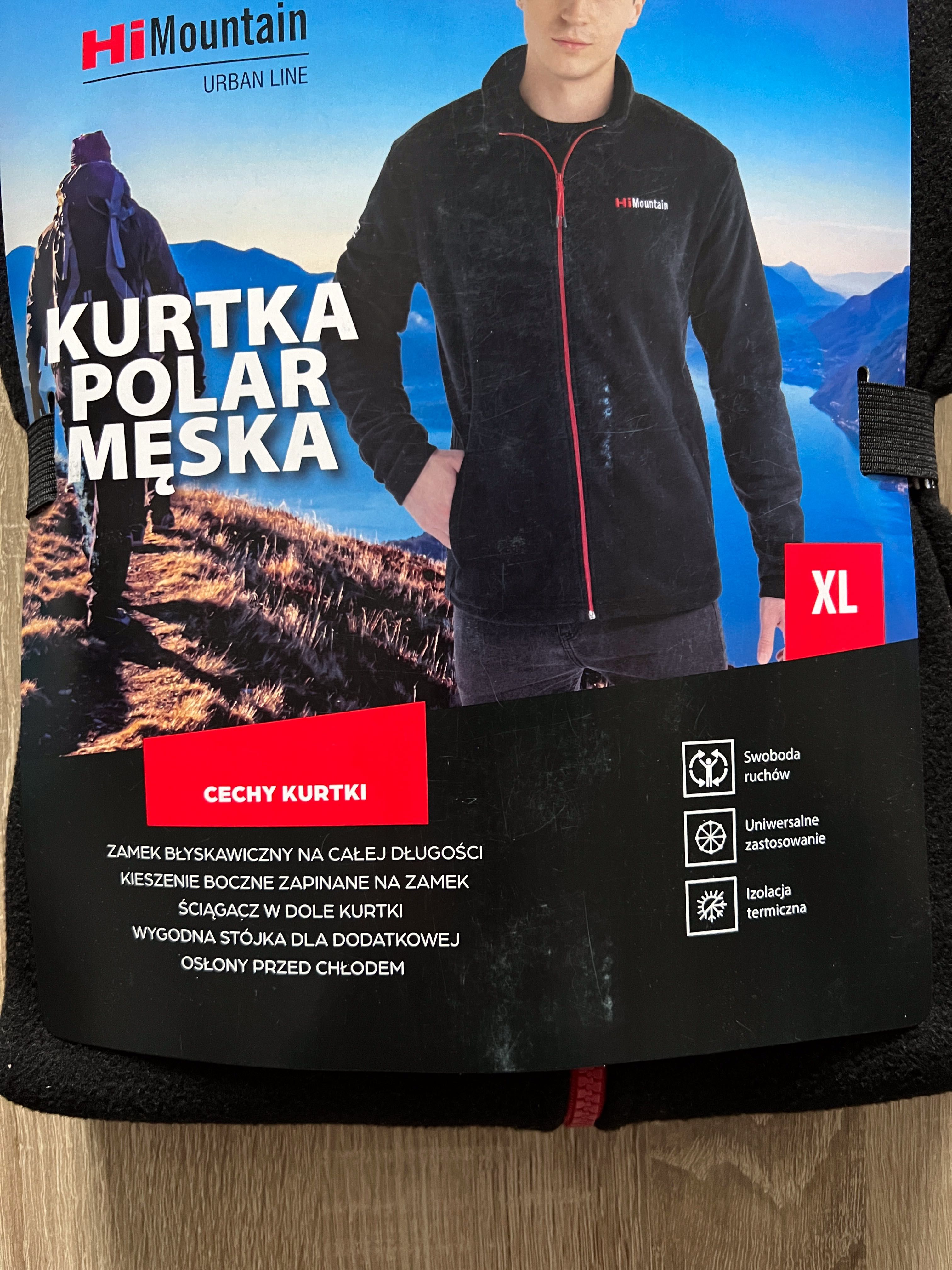 HiMountain Męska kurtka polar, rozm. XL kolekcja Urban Line