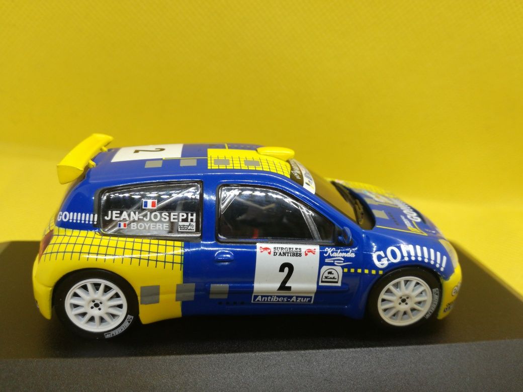 Renault Clio S 1600 Team Oreca escala 1/43 novo