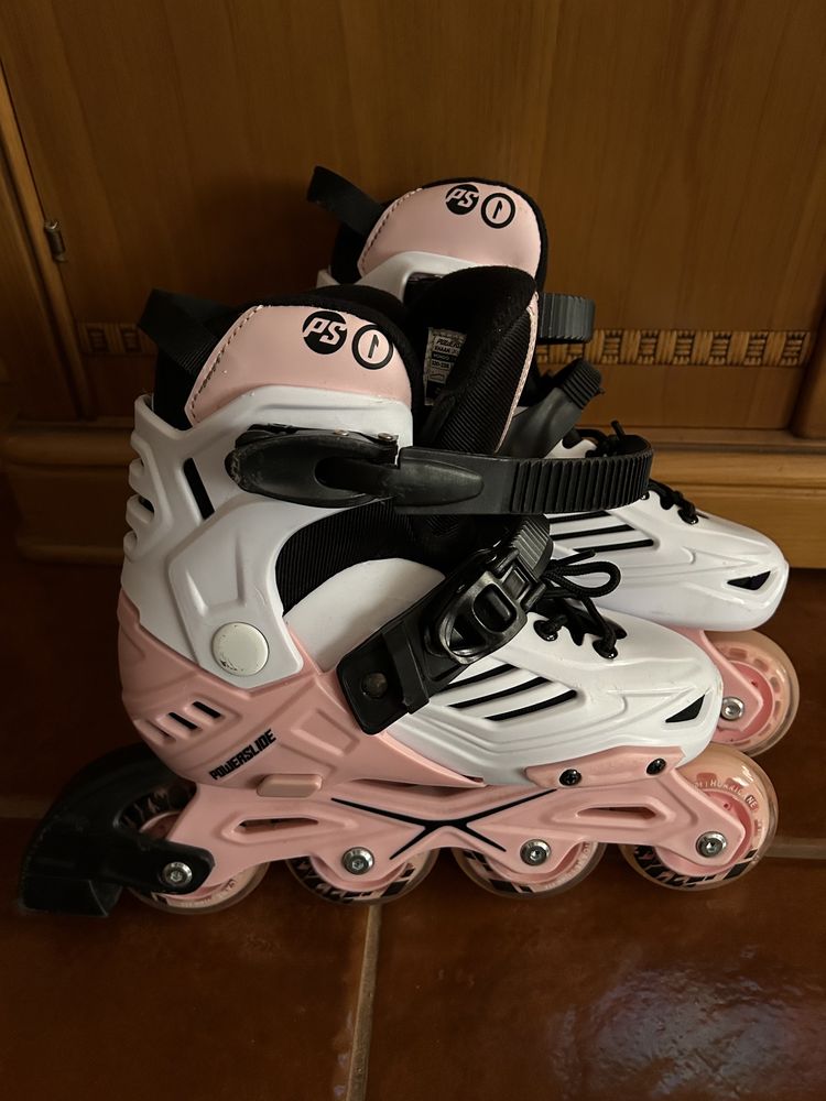 Patins em Linha Com Pouco Uso