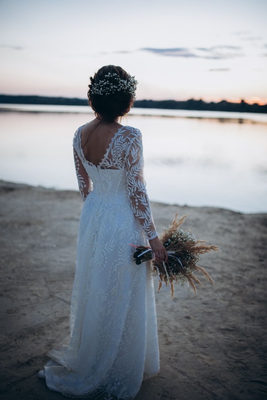 Bohemian wedding dress