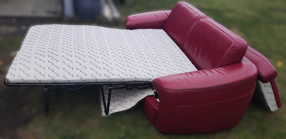 Komplet skórzanych mebli wypoczynkowych (do negocjacji)