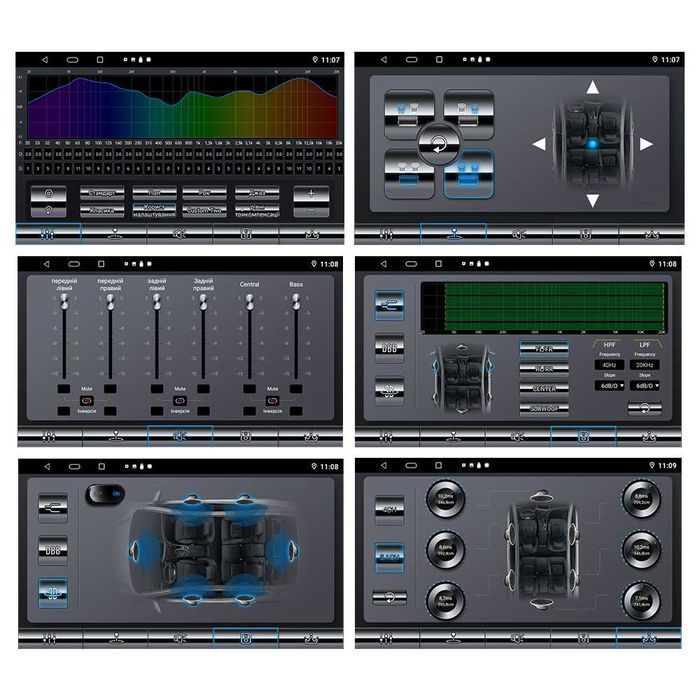 Автомагнитола 2DIN MP-7094A v3 Android 10 4/64Gb (4x2.6 GHz) 12мес.