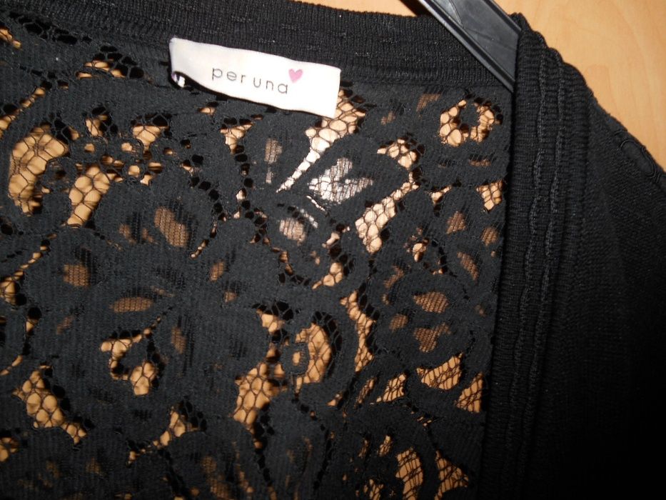 кофточка болеро черная с гипюром