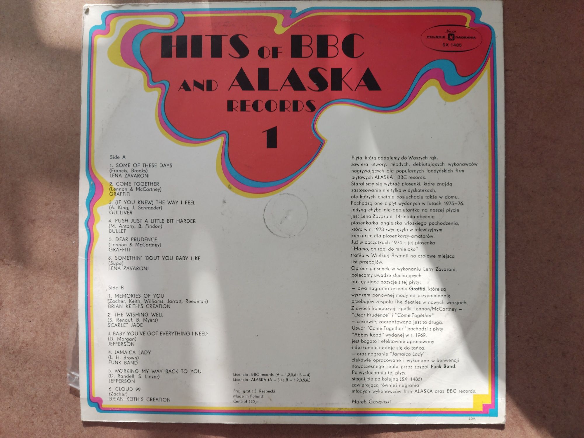 Hits of BBC and Alaska Records Winyl