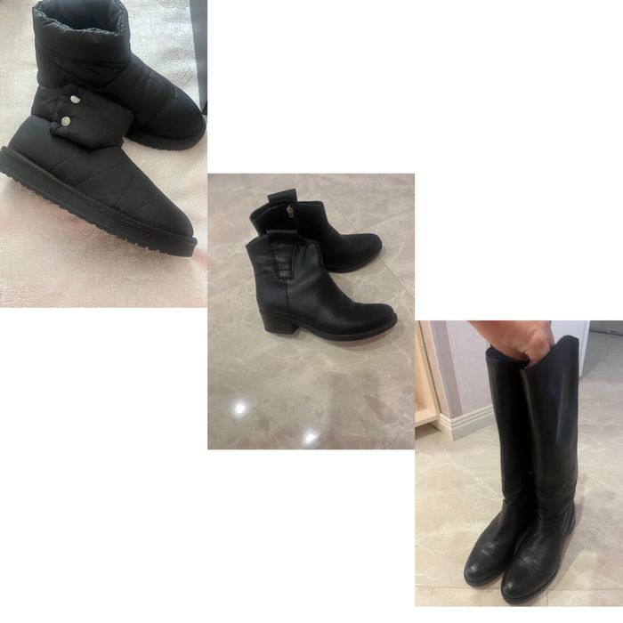 Сапожки зимові сапоги на підборах жіночі  взуття розмір 38 розмір 39
