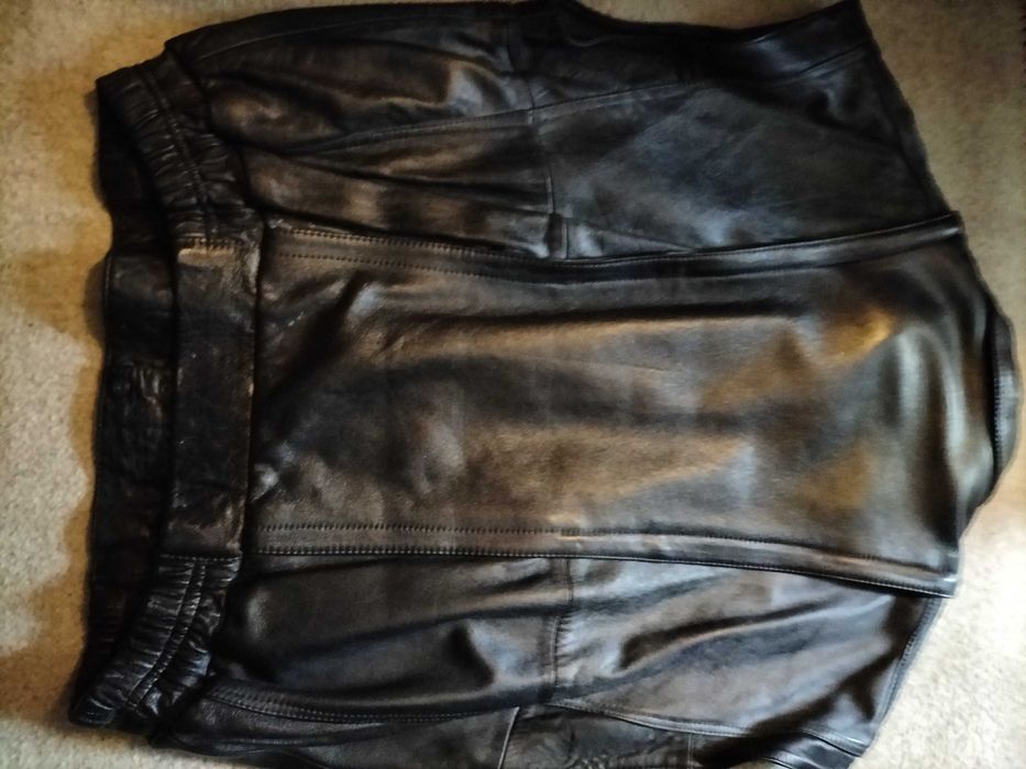 kurtka skórzana męska z odpinanymi rekawami