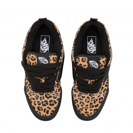 Кеди Vans Knu Skool Leopard Black Леопард