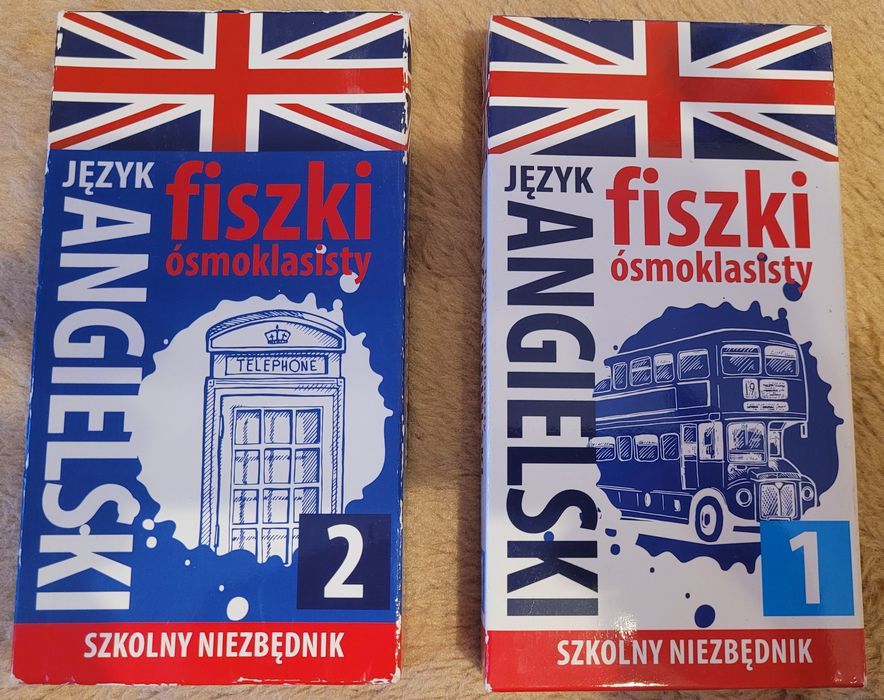 Fiszki ósmoklasisty, język angielski 1 i 2