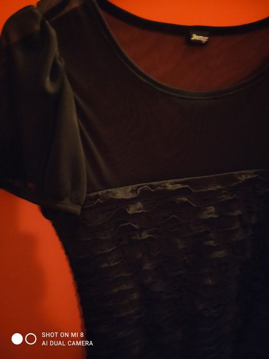 Bluzka czarna krotki rekaw