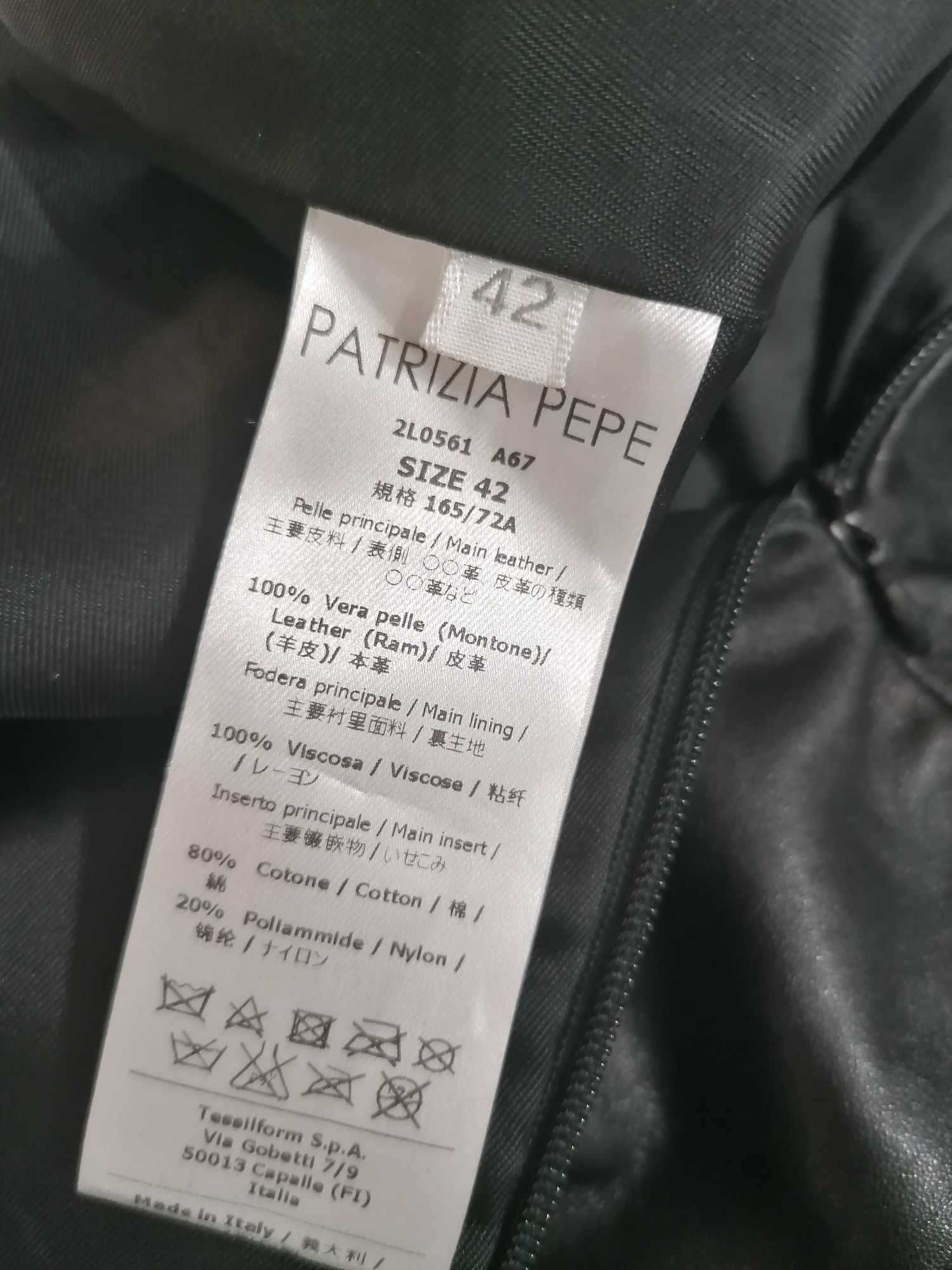 skórzana mini spódnica Patrizia Pepe rozmiar 42 (M)