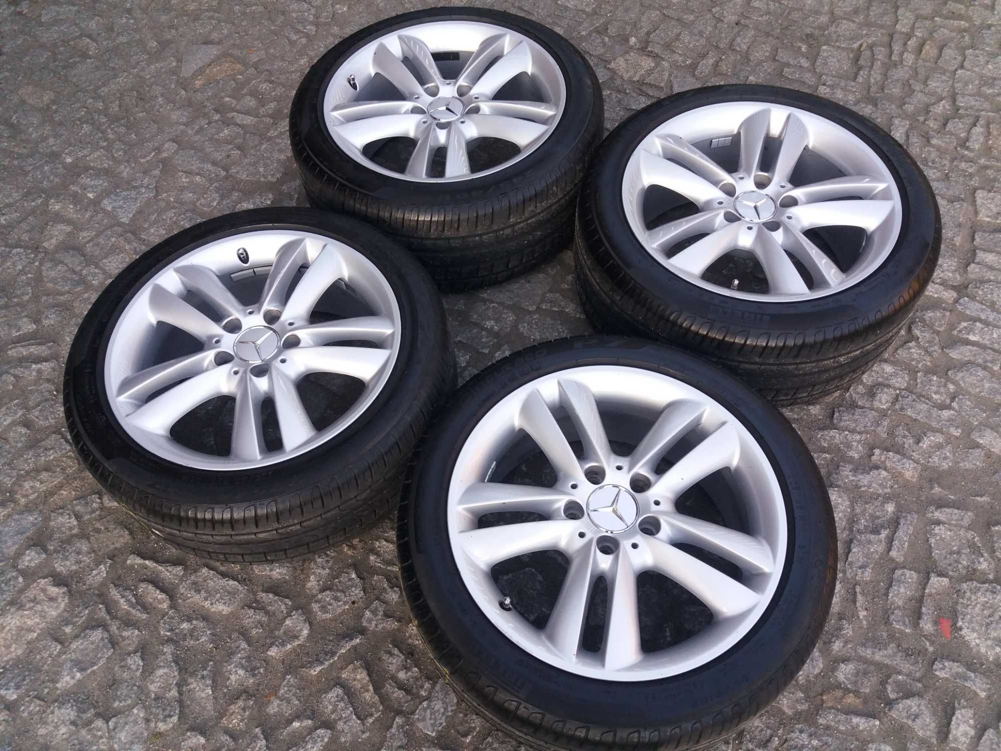 Felgi  kola 17 5X112  7.5et36 8.5et30 Mercedes VW Audi opony jak nowe