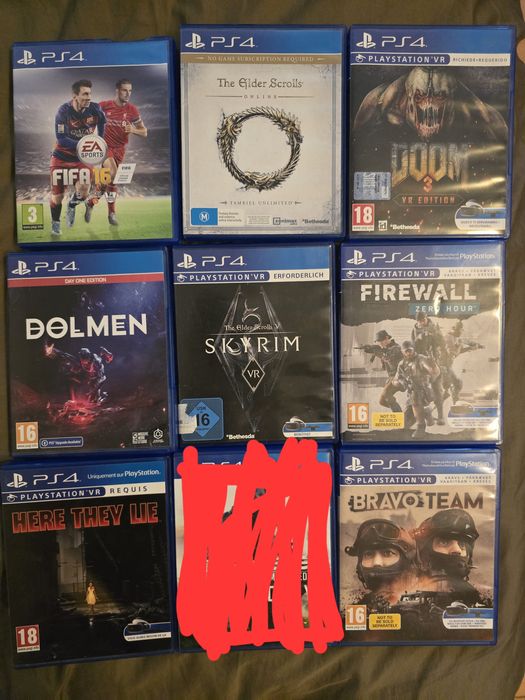 Gry na PS4 (możliwość kupienia osobno)