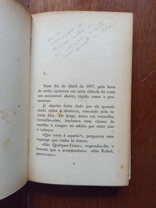 Livro assinado José Cardoso Pires