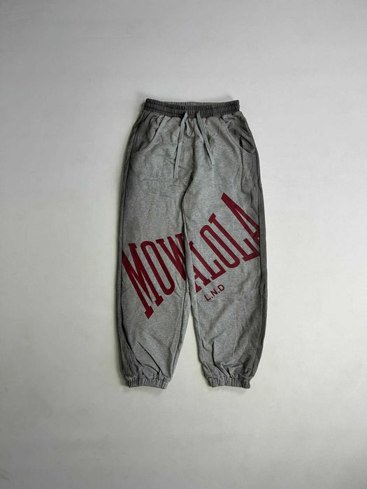 Штани Mowalola спортивки sweatpants grey сірі штаны серые M L S