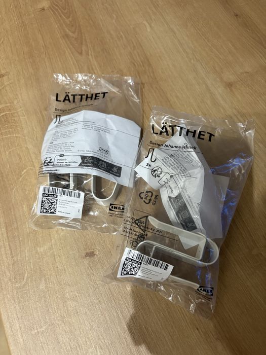 LÄTTHET Haczyk i zacisk, 4 sztuki, IKEA