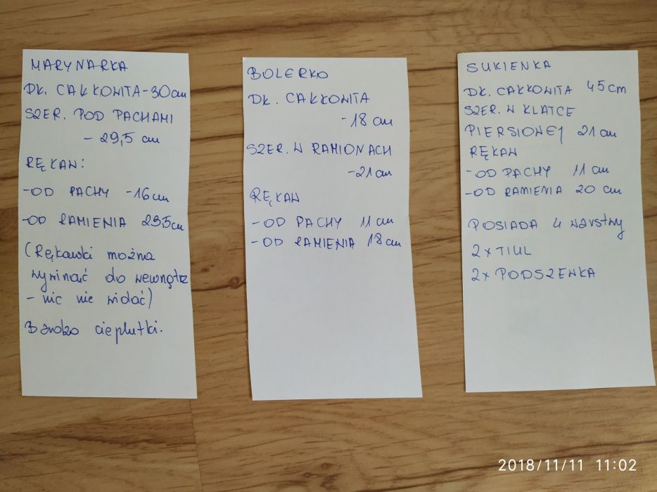 Komplet dla dziewczynki do chrztu