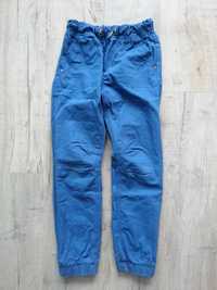 Spodnie materiałowe Carry błękitne 146